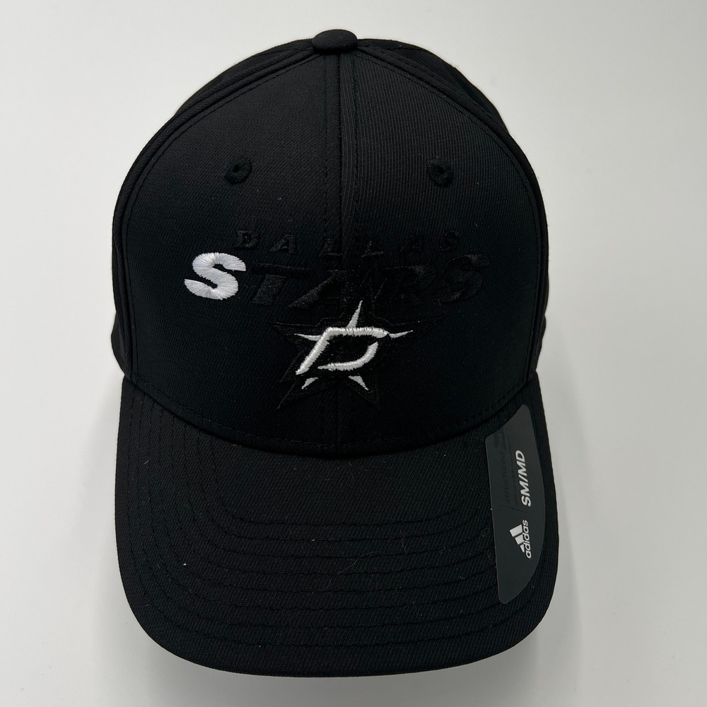 Adidas Dallas Stars NHL Authentic Headwear Collection Black Baseball Cap SM MD‎